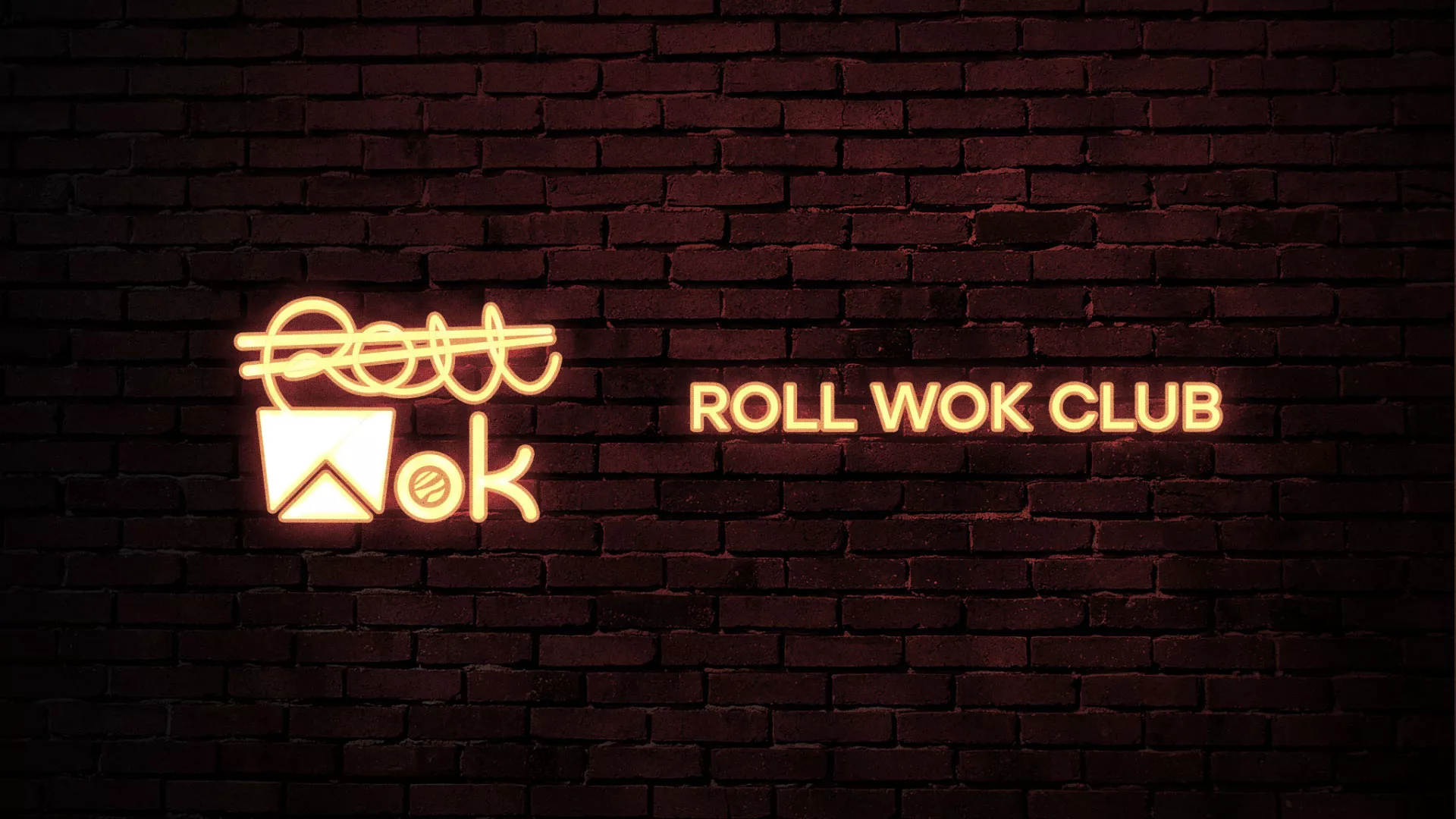 Разработка логотипа суши-бара «Roll Wok Club» в Майском